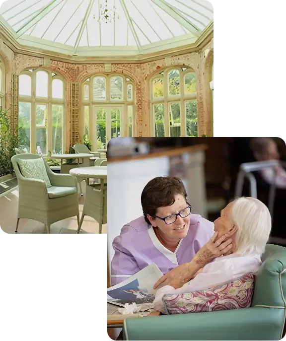 nurses in a care home